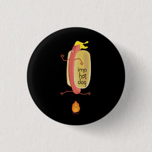 Hot Dog Dare Devil 1 Inch Round Button
