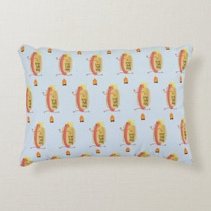 Hot Dog Dare Devil Accent Pillow