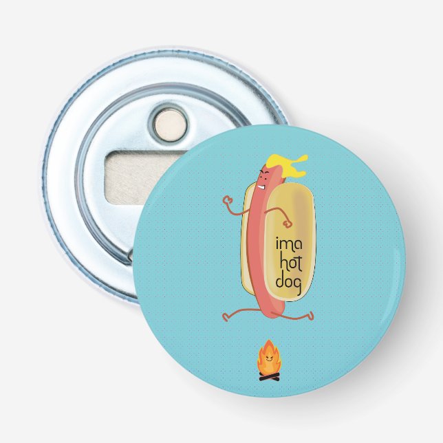 Hot Dog Dare Devil Bottle Opener (Front)