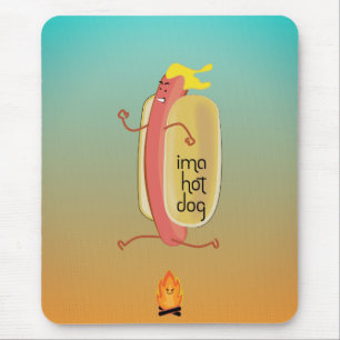 Hot Dog Dare Devil Mouse Pad
