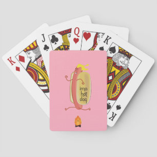 Hot Dog Dare Devil Playing Cards