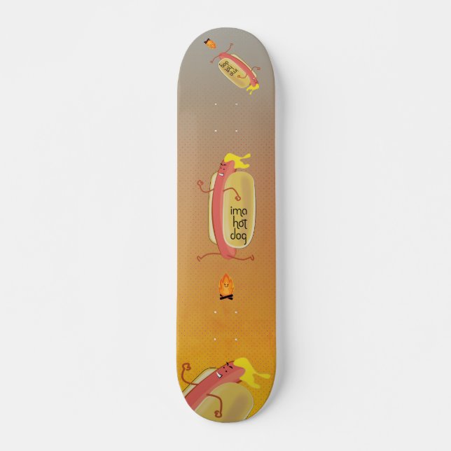 Hot Dog Dare Devil Skateboard (Front)