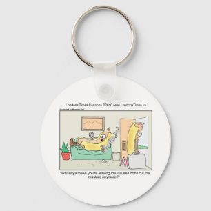 Hot Dog Divorces Funny Tees Mugs & Gifts Keychain