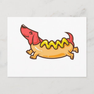 Hot Dog-Funny Dog Postcard