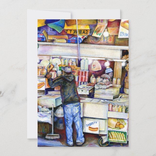 Hot Dog God, New York City (Front)