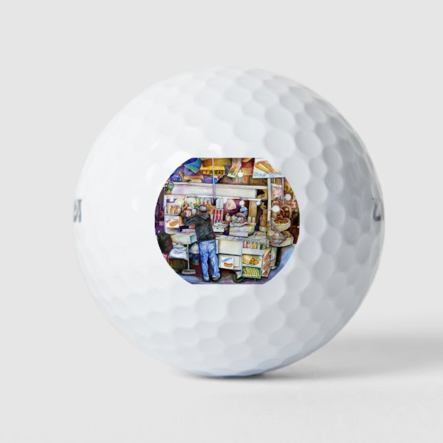 Hot Dog God, New York City Golf Balls (Front)