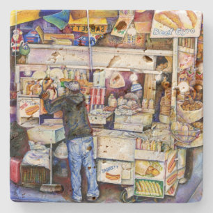 Hot Dog God, New York Stone Coaster
