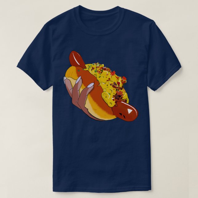 Hot Dog Grab T-Shirt (Design Front)