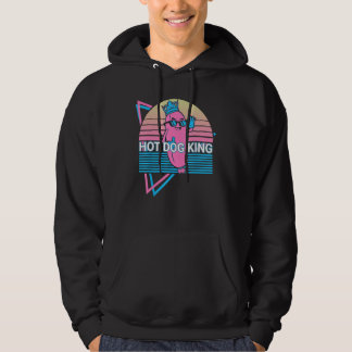 Hot Dog Hotdog Retro Hot Dog King Hoodie