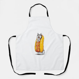 Hot Dog Husky � Funny Food Costume Apron