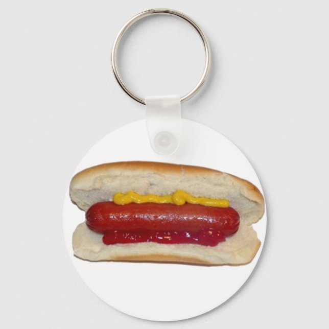 Hot Dog Keychain (Front)