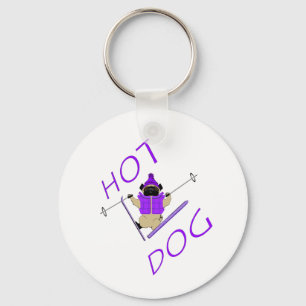 Hot Dog Keychain