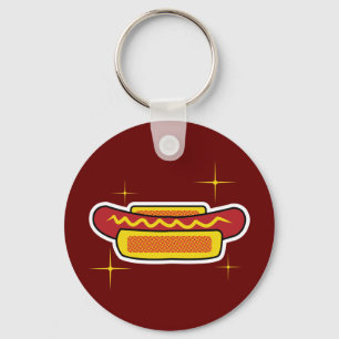 Hot Dog Keychain