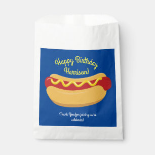 Hot Dog Kids Birthday Party Cook Out Cute Favour Bag