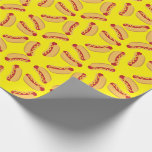 Hot Dog Kids Birthday Party Cook Out Cute Wrapping Paper<br><div class="desc">These adorable mod colourful cute hot dog food birthday party invitations are perfect for a summer cook out birthday celebration! Customize the text to make them your own. The modern look and feel is the perfect way to celebrate your little one that loves food and hot dogs on their birthday!...</div>