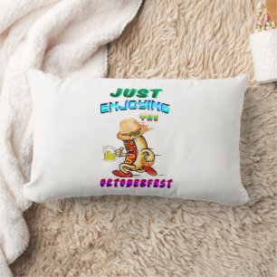 Hot dog lumbar pillow