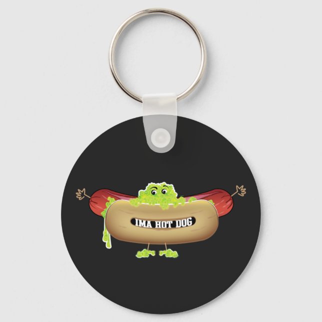 HOT DOG MAN KEYCHAIN (Front)