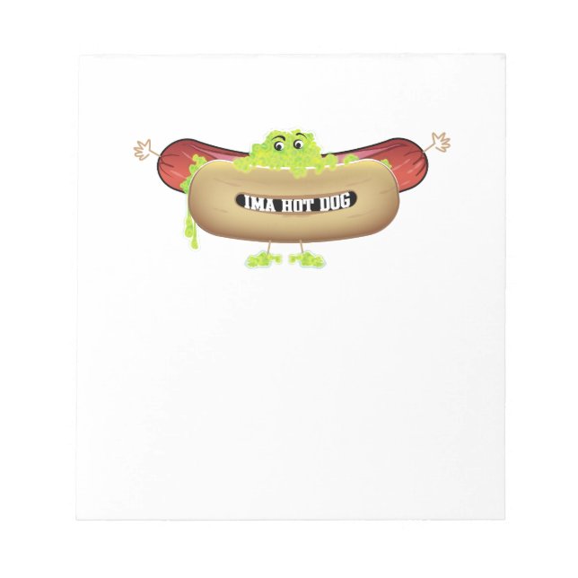 HOT DOG MAN NOTEPAD (Front)