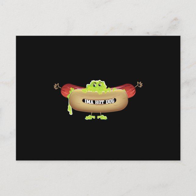 HOT DOG MAN POSTCARD (Front)