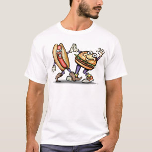 Hot Dog n Hamburger T-Shirt