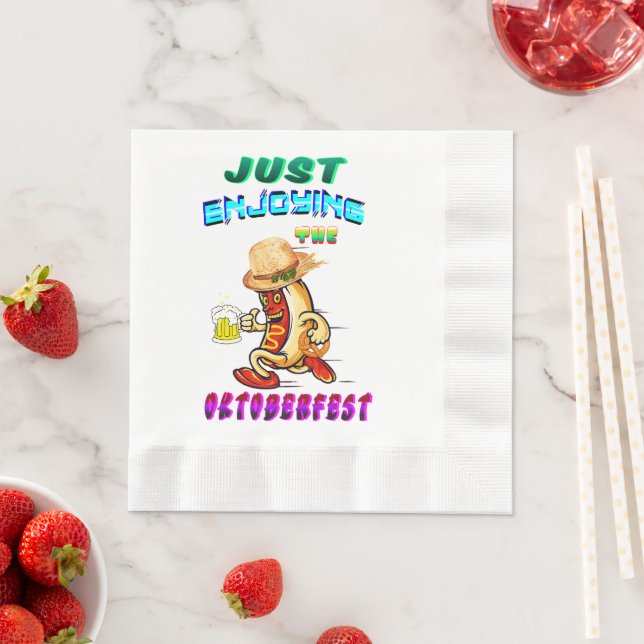 Hot dog napkin (Insitu)