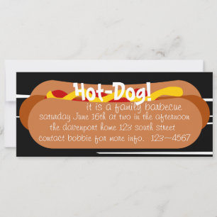 Hot Dog! Party Invitation