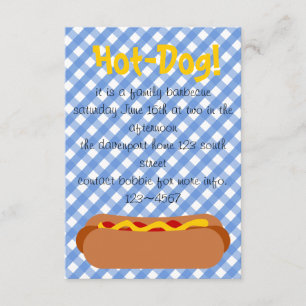 Hot Dog! Party Invitation