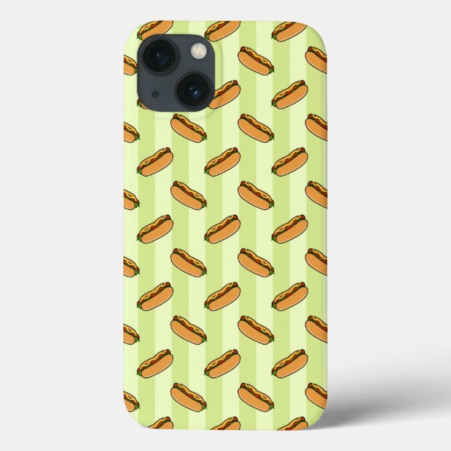 Hot Dog Pattern iPad Air Case (Back)