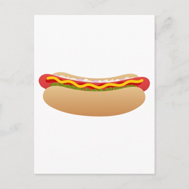 Hot Dog Postcard (Front)
