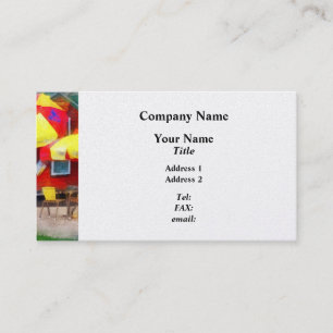 Hot Dog Stand in Mall Business Card