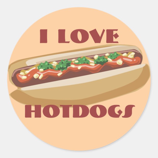 Hot Dog Stickers (Front)