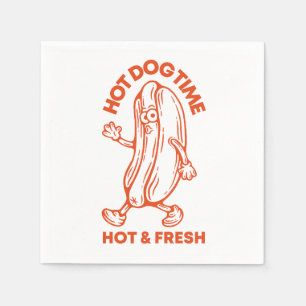 Hot Dog Time Napkin