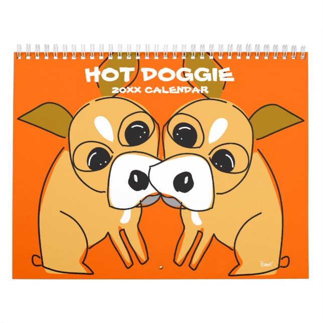 Hot Doggie Calendar (Cover)