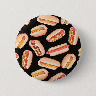Hot Dogs 2 Inch Round Button