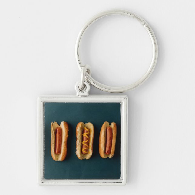 Hot Dogs and Buns Keychain (Front)