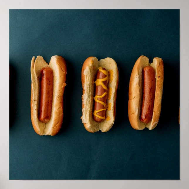 Hot Dogs and Buns Poster (Front)