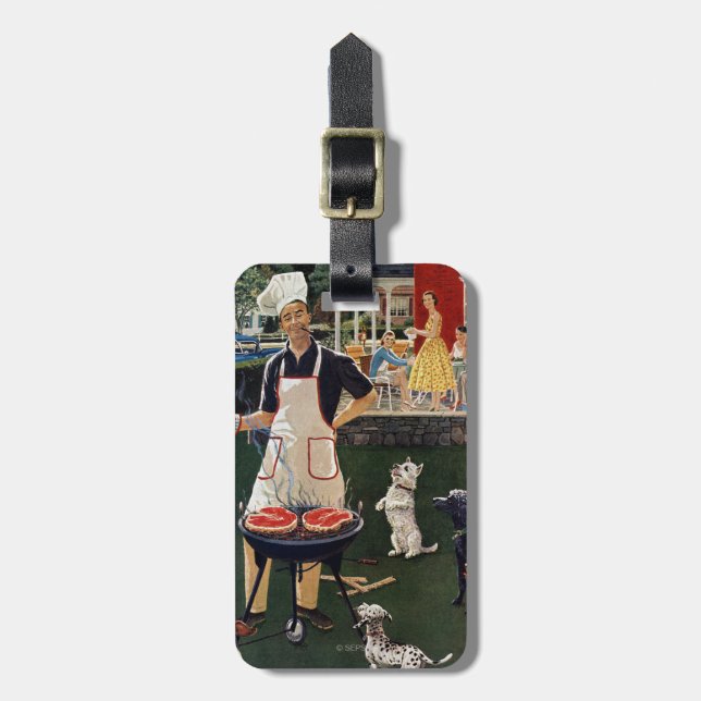 Hot Dogs Luggage Tag (Front Vertical)