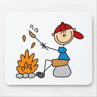 Hot Dogs On Campfire Mousepad