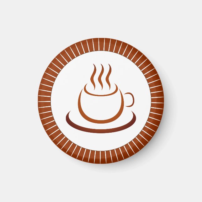 Hot Drink Magnet (Front)