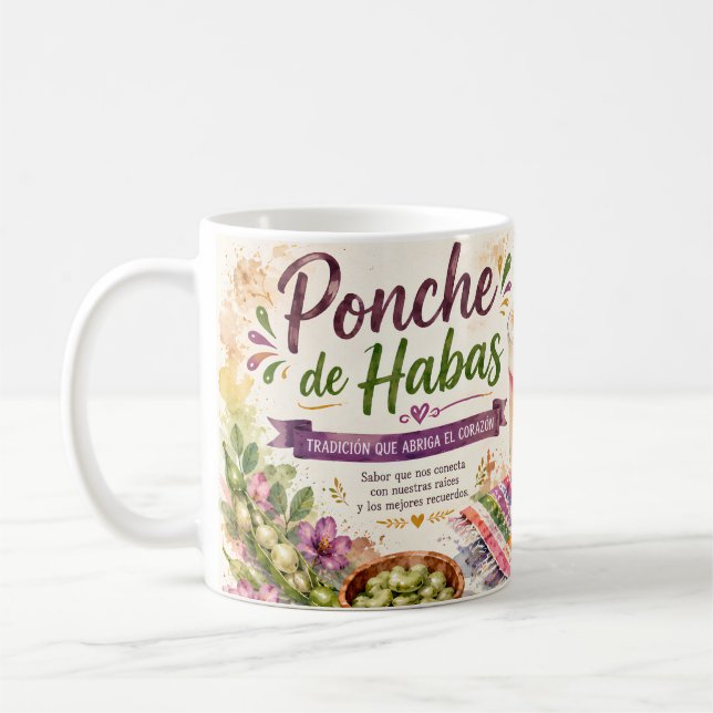 HOT DRINKS FROM PERU COFFEE MUG (Left)