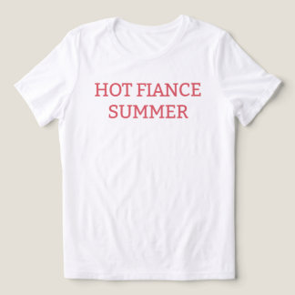 Hot Fiancé Summer Future Mrs Engagement Gift Tri-Blend Shirt