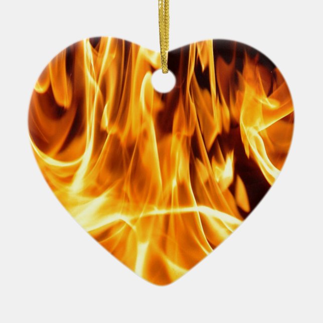 Hot Fiery Products Ceramic Ornament (Front)