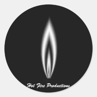 Hot Fire Classic Round Sticker