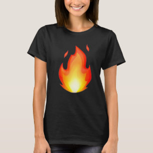 Hot Fire Clothing Lit Outfit Displays Heat Of Burn T-Shirt