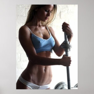 Hot Fitness Girls - Gym Poster