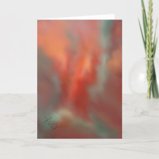 Hot Flash Art Greeting Card