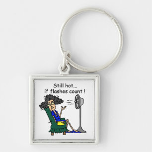 Hot Flash Humour Keychain