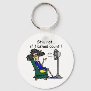 Hot Flash Humour Keychain
