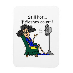Hot Flash Humour Magnet