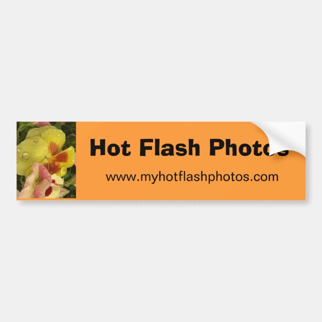 Hot Flash Photos Bumper Sticker (Front)